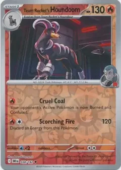 Team Rocket's Houndoom Reverse Holo 038