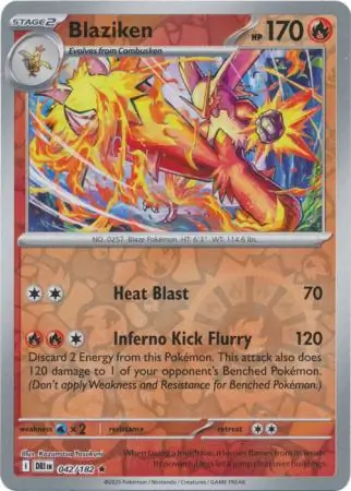 Blaziken Reverse Holo