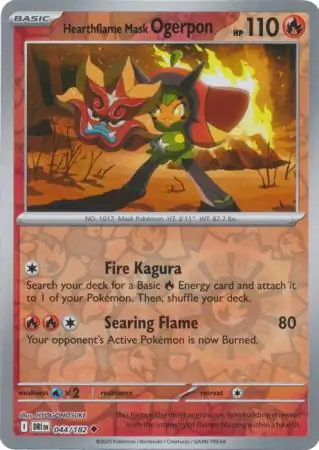 Hearthflame Mask Ogerpon Reverse Holo