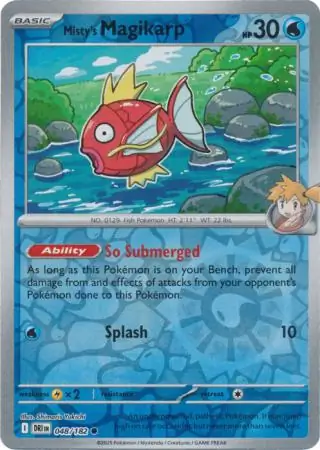 Misty's Magikarp Reverse Holo