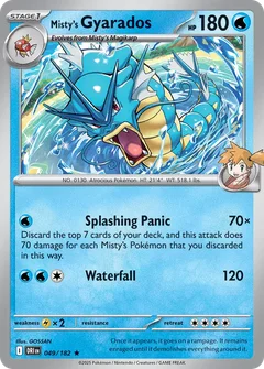 Misty's Gyarados 049