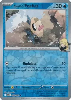 Cynthia's Feebas Reverse Holo 052