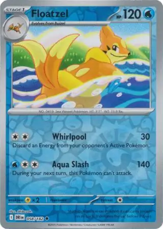 Floatzel Reverse Holo
