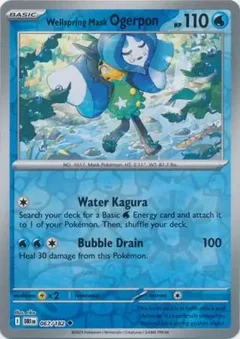 Wellspring Mask Ogerpon Reverse Holo 067