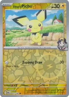 Ethan's Pichu Reverse Holo 071