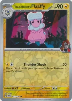 Team Rocket's Flaaffy Reverse Holo 073