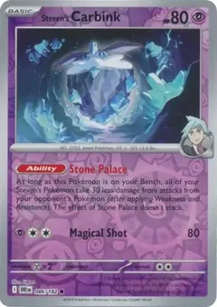 Steven's Carbink Reverse Holo 086