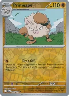 Primeape Reverse Holo 091