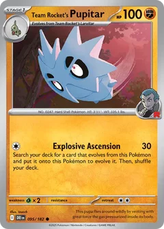 Team Rocket's Pupitar 095