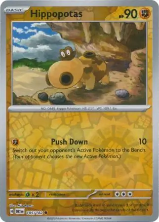 Hippopotas Reverse Holo