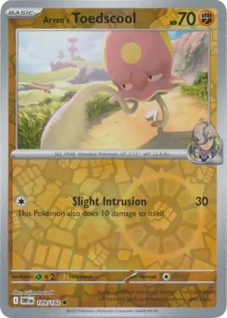 Arven's Toedscool Reverse Holo