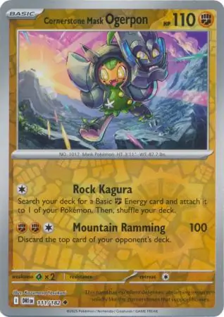 Cornerstone Mask Ogerpon Reverse Holo