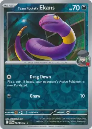 Team Rocket's Ekans Reverse Holo