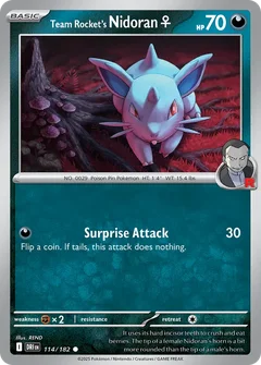 Team Rocket's Nidoran♀ 114