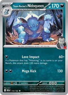 Team Rocket's Nidoqueen 116
