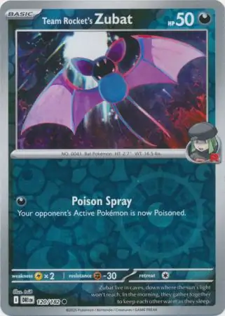 Team Rocket's Zubat Reverse Holo