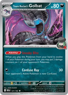 Team Rocket's Golbat 121