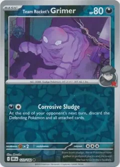 Team Rocket's Grimer Reverse Holo 123