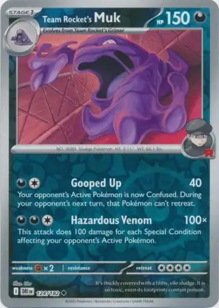 Team Rocket's Muk Reverse Holo