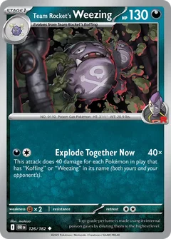 Team Rocket's Weezing 126