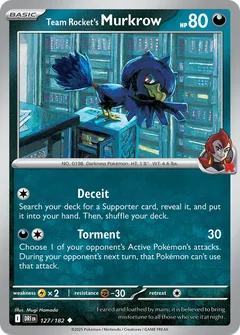 Team Rocket's Murkrow 127