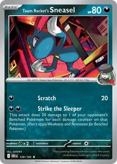 Team Rocket's Sneasel 128