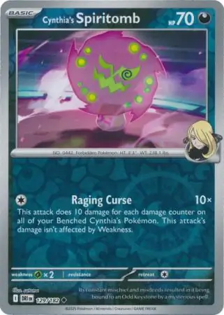 Cynthia's Spiritomb Reverse Holo