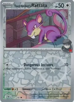 Team Rocket's Rattata Reverse Holo 147