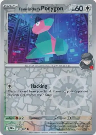 Team Rocket's Porygon Reverse Holo