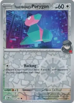 Team Rocket's Porygon Reverse Holo 153