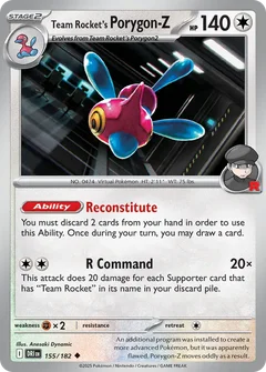 Team Rocket's Porygon-Z 155