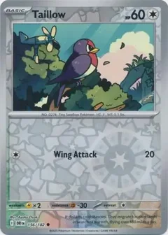 Taillow Reverse Holo 156