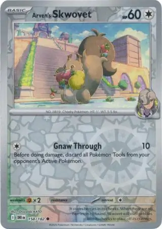 Arven's Skwovet Reverse Holo