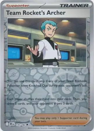 Team Rocket's Archer Reverse Holo