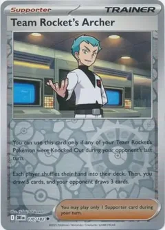 Team Rocket's Archer Reverse Holo 170