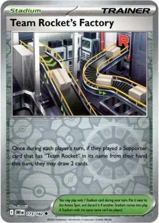 Team Rocket's Factory Reverse Holo
