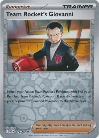 Team Rocket's Giovanni Reverse Holo