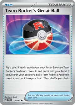 Team Rocket's Great Ball 175