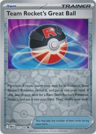 Team Rocket's Great Ball Reverse Holo