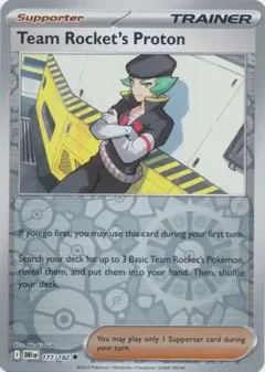 Team Rocket's Proton Reverse Holo 177