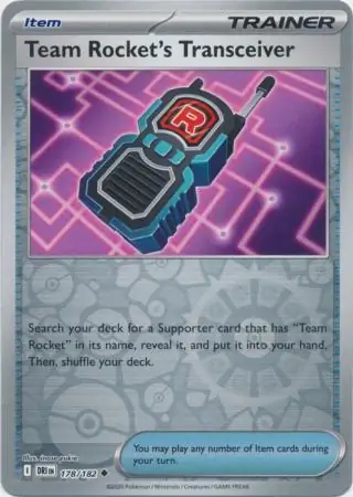 Team Rocket's Transceiver Reverse Holo