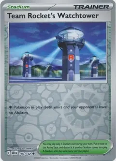 Team Rocket's Watchtower Reverse Holo 180
