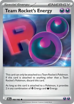 Team Rocket's Energy 182