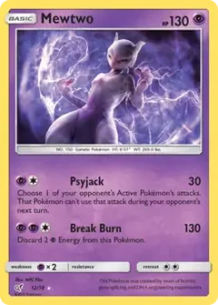 Mewtwo Holo 12