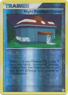 Night Pokemon Center Reverse Holo 108