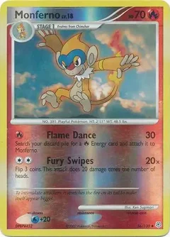 Monferno Reverse Holo 56