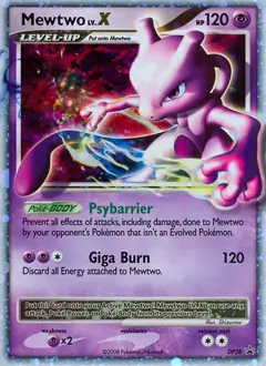 Mewtwo Lv.X, Diamond and Pearl Promo #DP28 Pokémon card