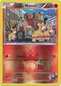 Team Magma's Numel Reverse Holo 1