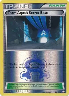 Team Aqua's Secret Base Reverse Holo 28