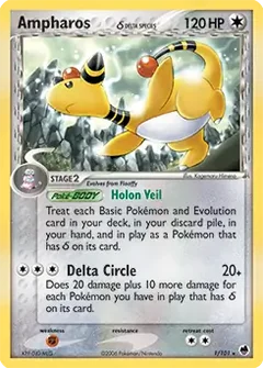 Ampharos Holo 1